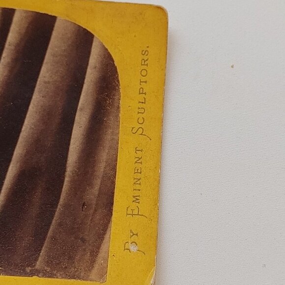 ANTIQUE STEREOGRAPH CARD The Tinted Venus - John Gibson Marble Statue - Picture 3 of 5